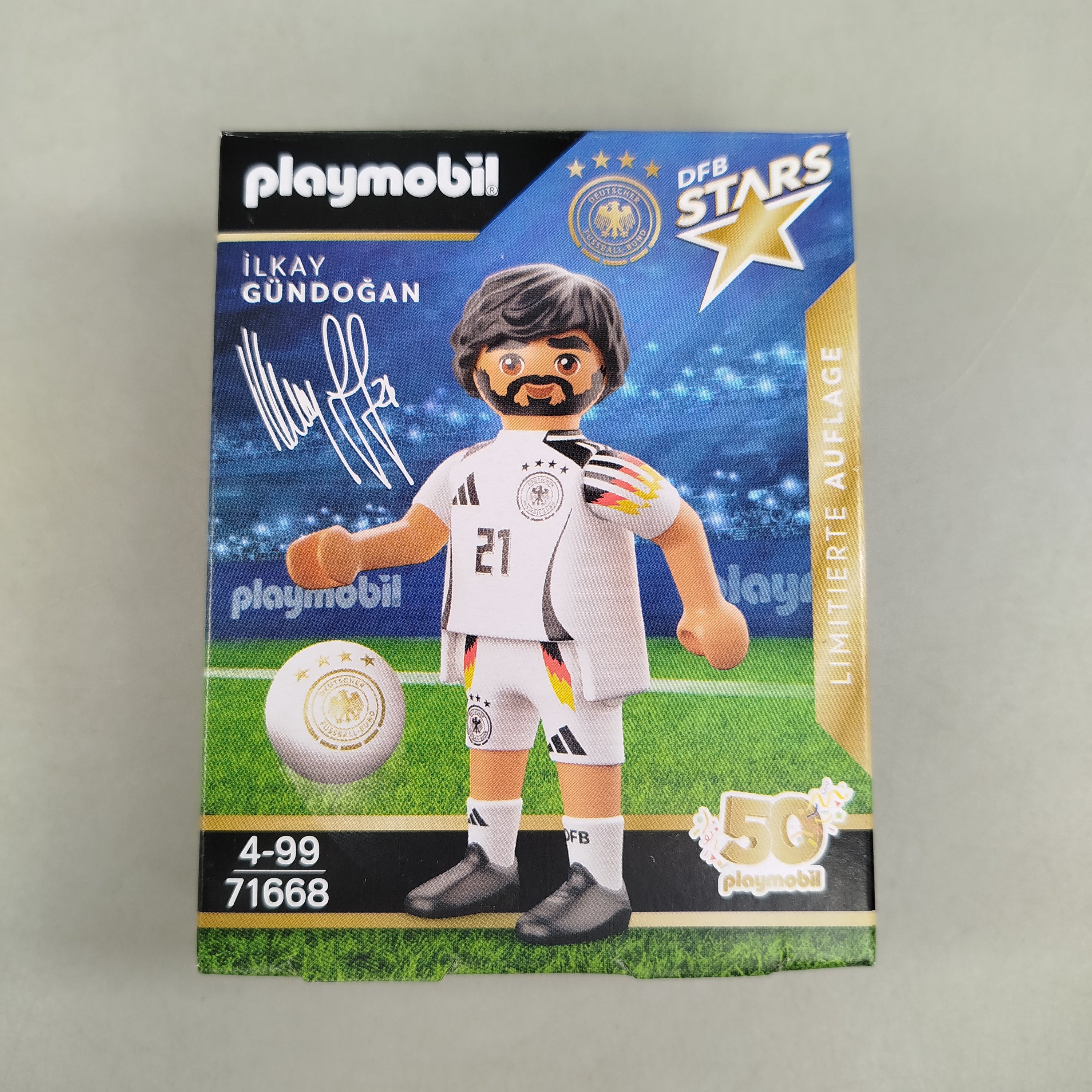 Playmobil DFB Star Figur Ilkay Gündogan 71668, neu, ab 6 Jahre